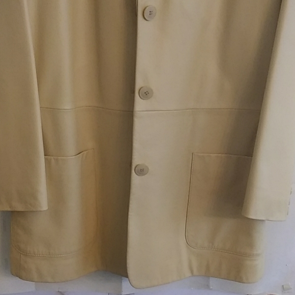 Jones New York Women's Soft Leather Blazer Size 14 - Picture 3 of 8